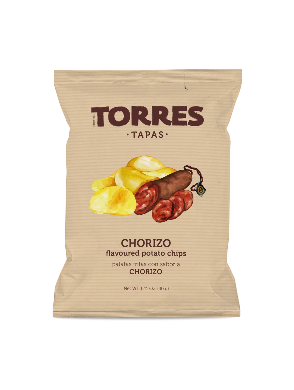 Torres Chorizo Crisps 15 x 150g