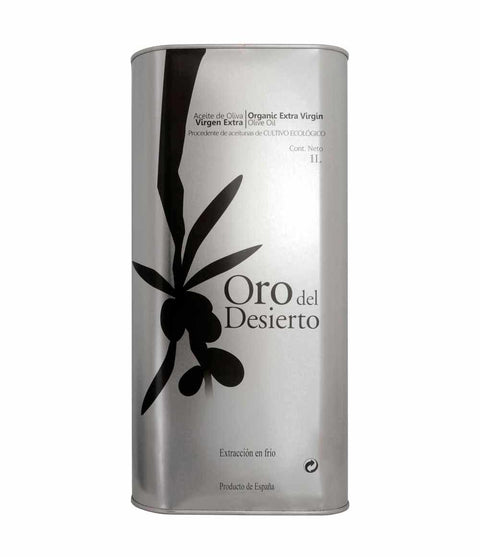Oro del Desierto Extra Virgin Olive Oil - 6 x 1 litre